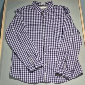 Calvin Klein Lavender Body Fit 100% Cotton  Men's Casual Shirt